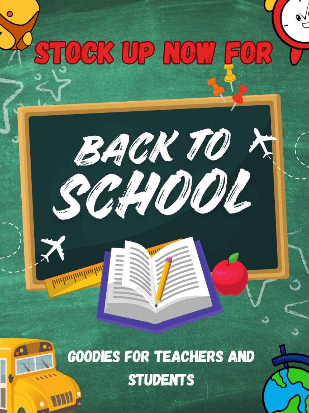 🚍📝📚Stock up now for Back to School!